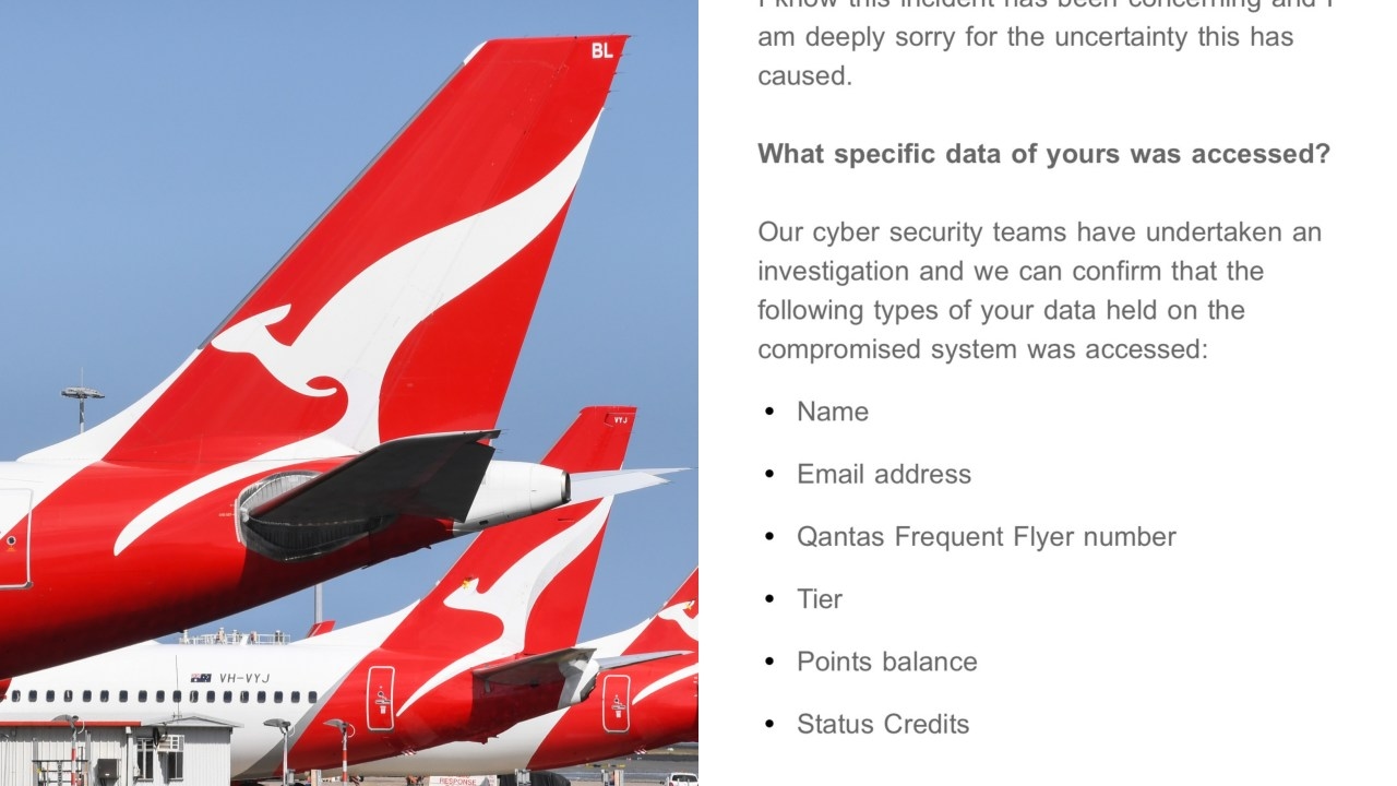 'Confirmation of your details impacted': Qantas emails update to millions of Australians affected by cyber attack