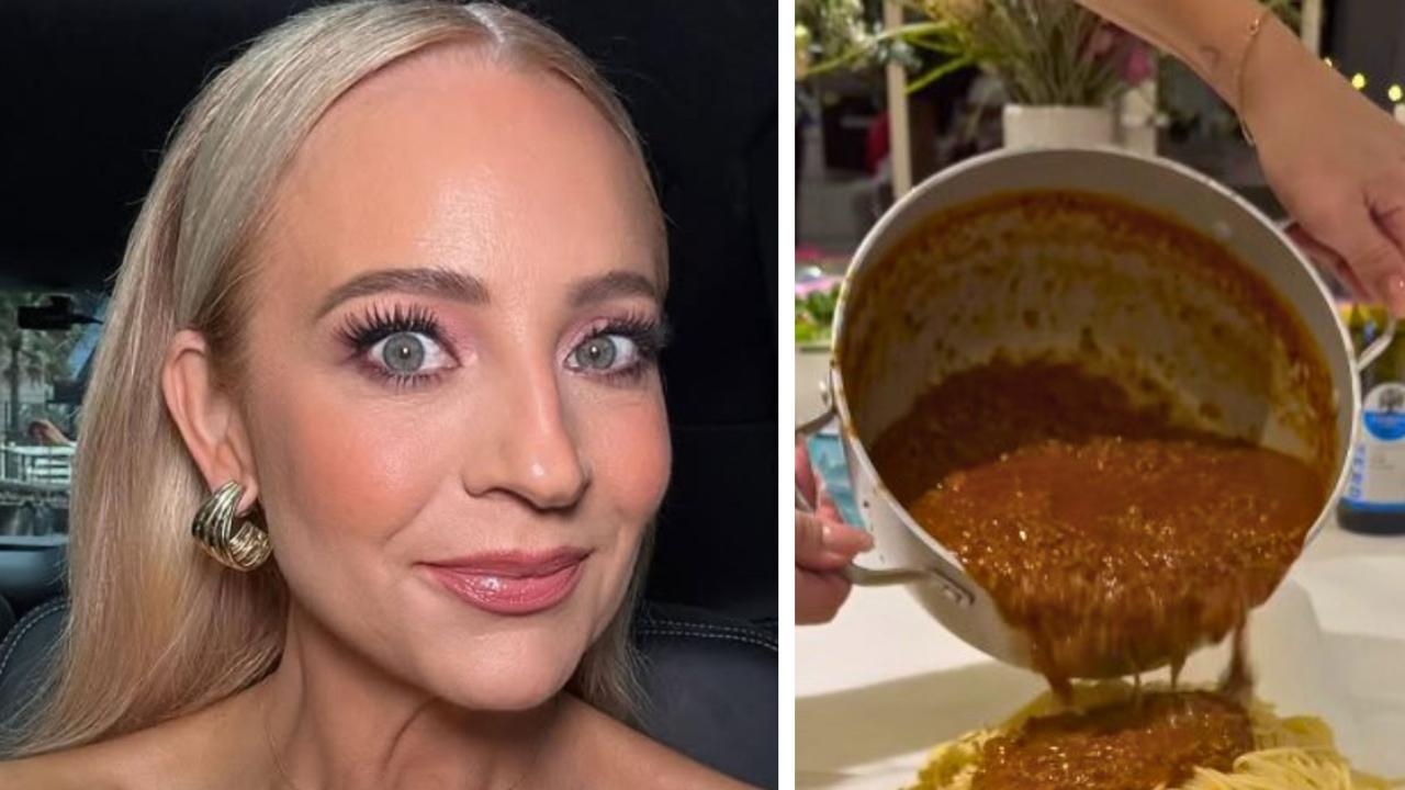 Carrie Bickmore raises eyebrows with laid-back dinner hack