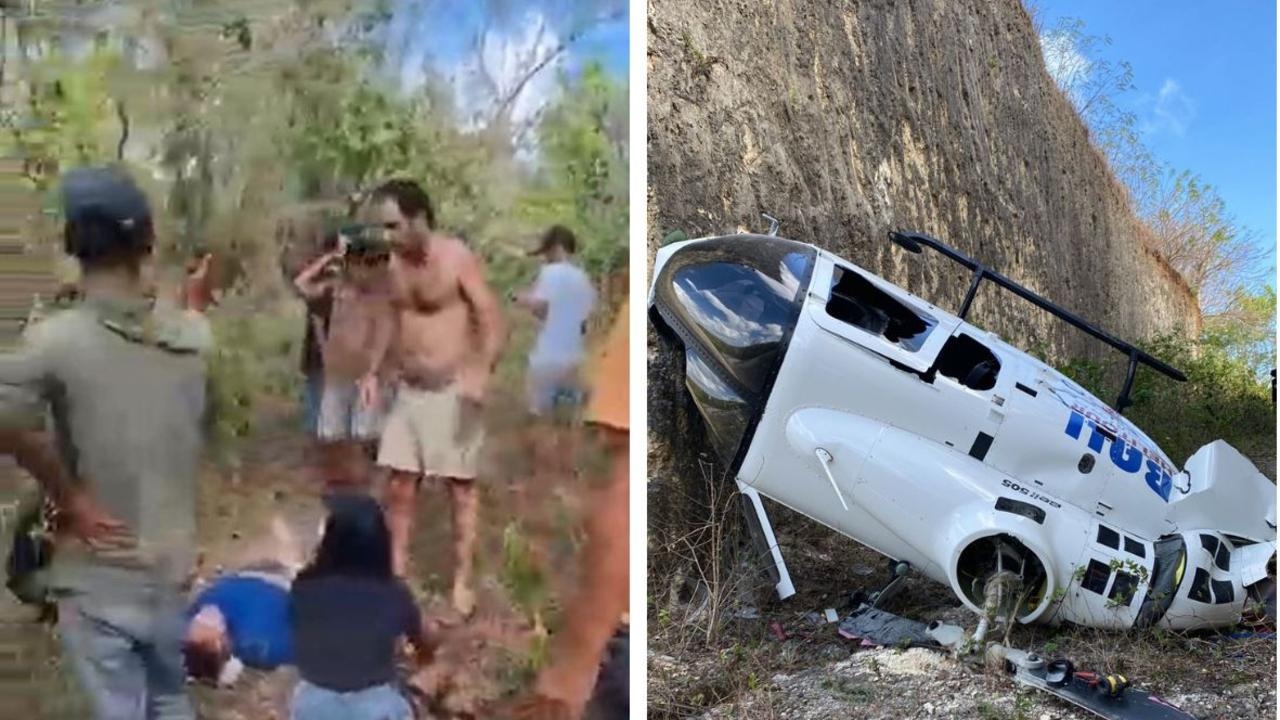 Bali chopper crash victims release shocking new footage, claim operator abandoned medical bills