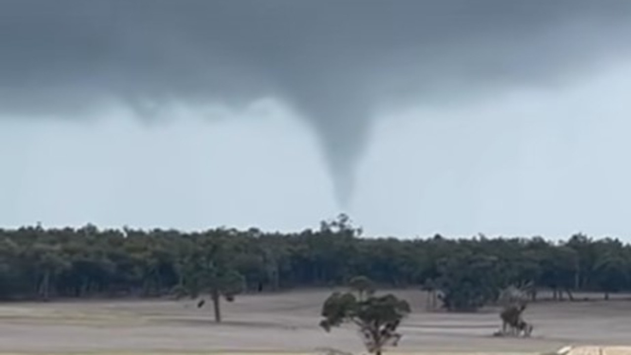Tornado flips ute in WA, golf ball-sized hail damages property