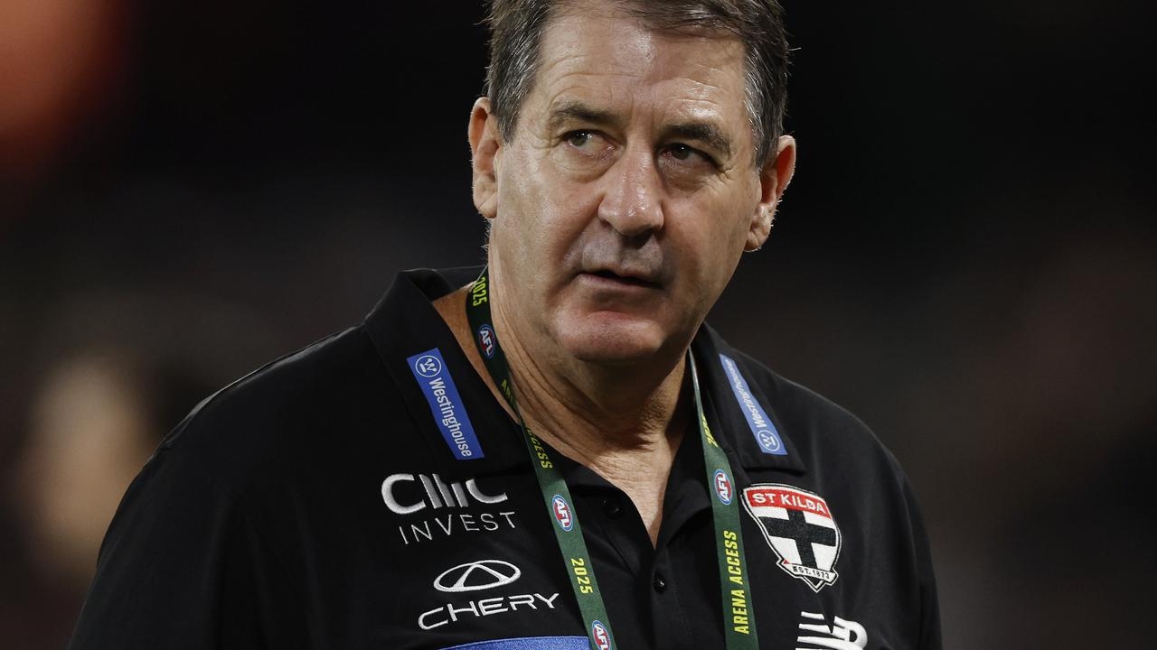 AFL 2025; Ross Lyon gets tick for player spray from St Kilda CEO