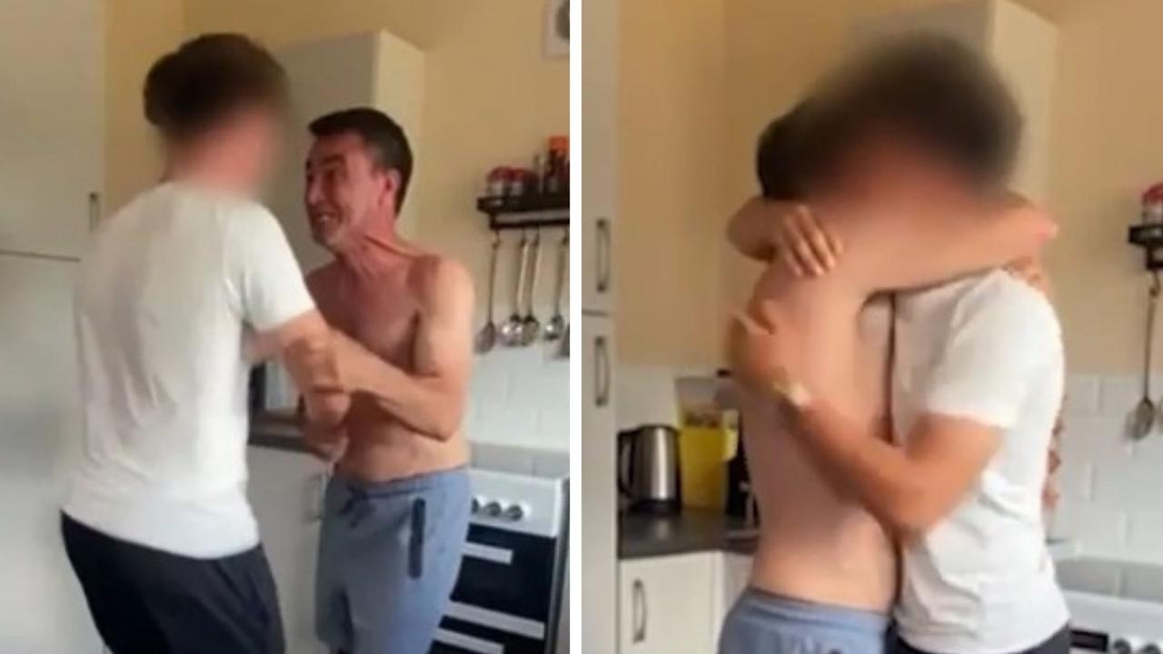 Heartwarming scenes as cancer surviving single dad tells son he's a millionaire
