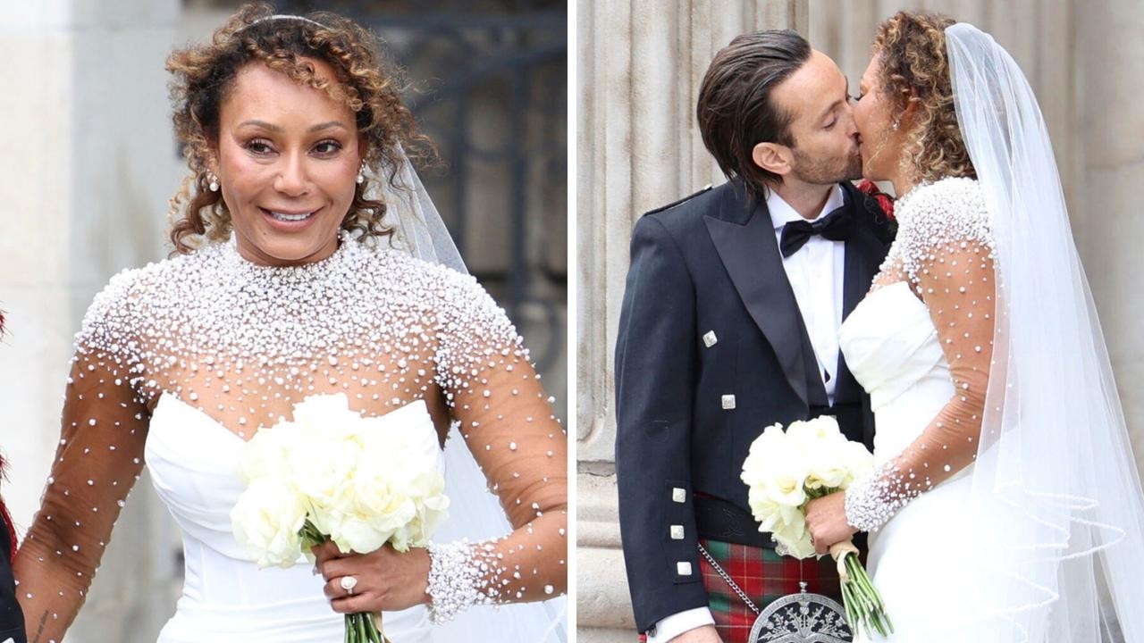 Spice Girl Mel B marries in regal London wedding as one bandmate attends