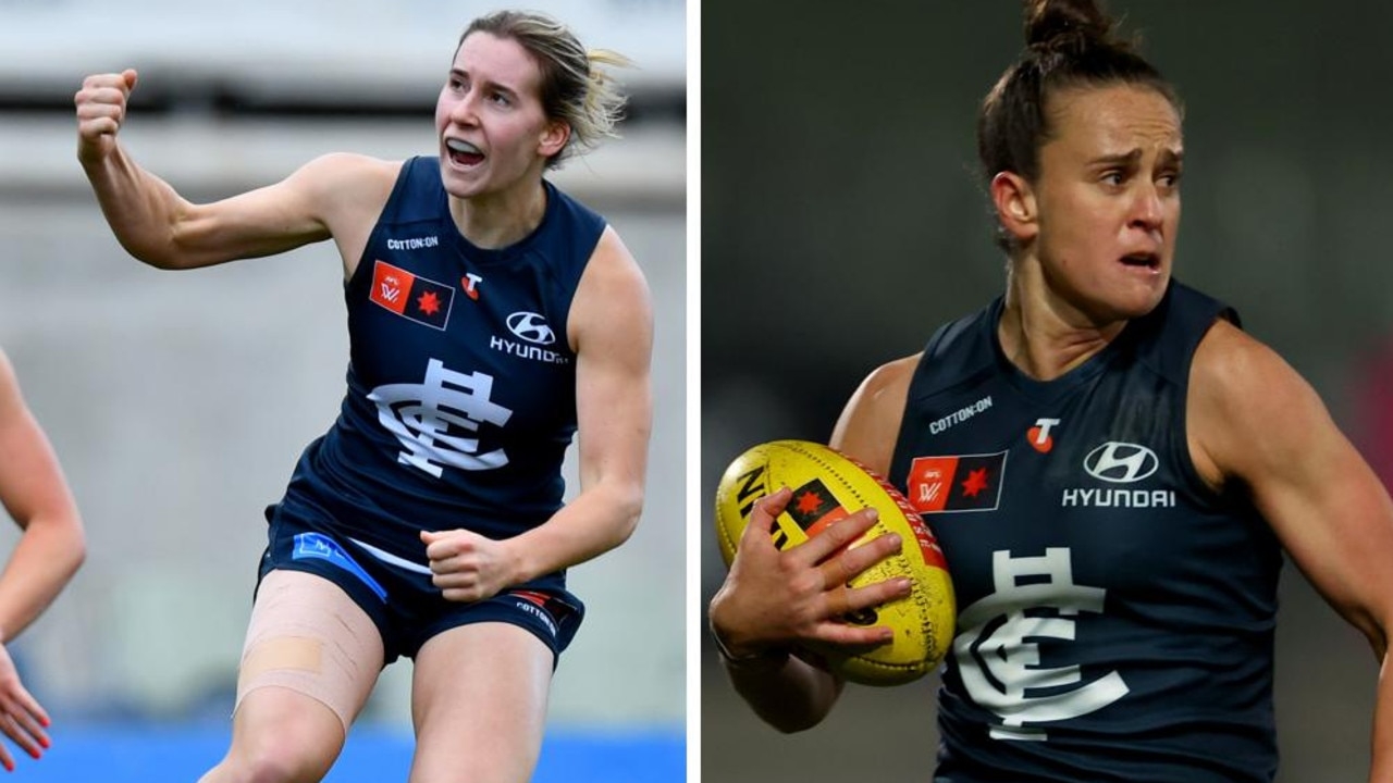 AFLW 2025: Carlton leaders Mimi Hill and Harriet Cordner on the Blues' history