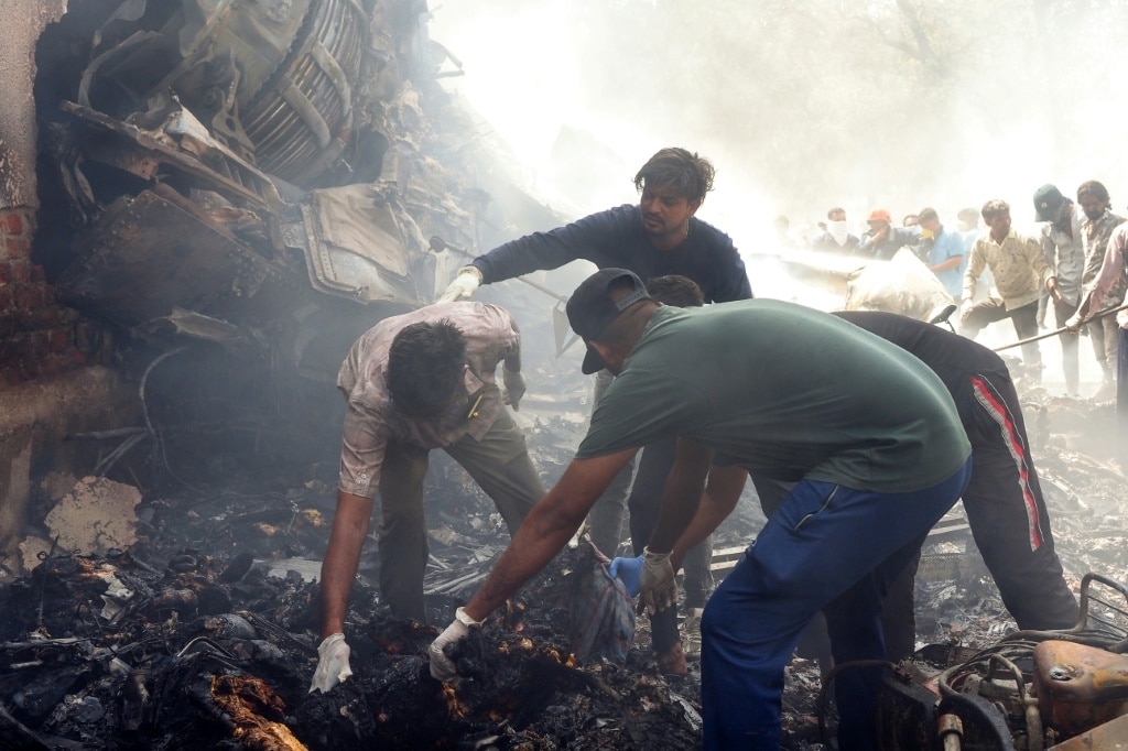 London-bound plane crashes in India with 242 on board