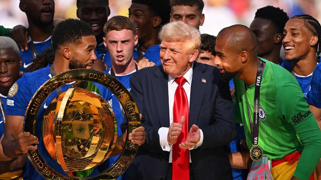 Donald Trump hijacks stage as football madness unfolds