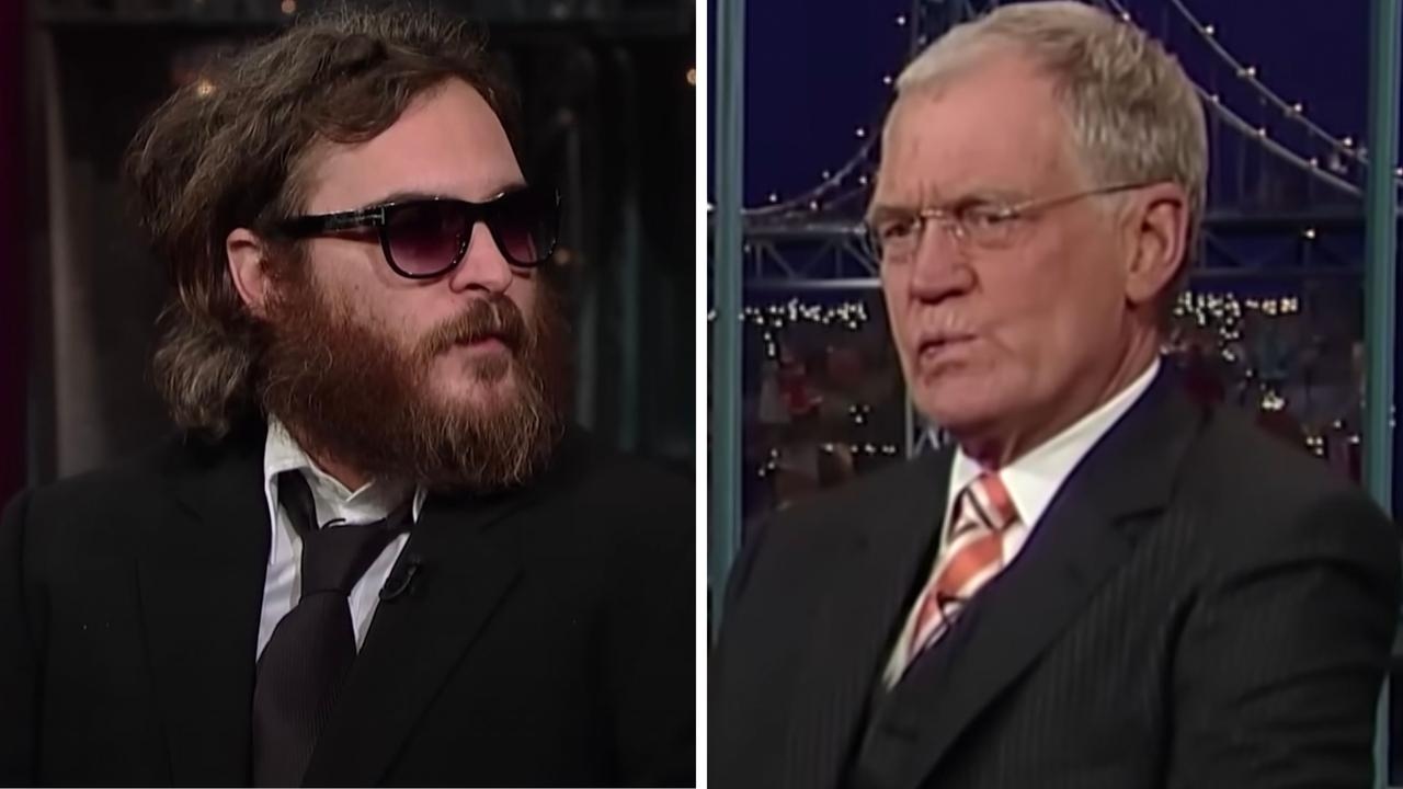 ‘It was horrible': Joaquin Phoenix returns to The Late Show after disaster 2009 interview