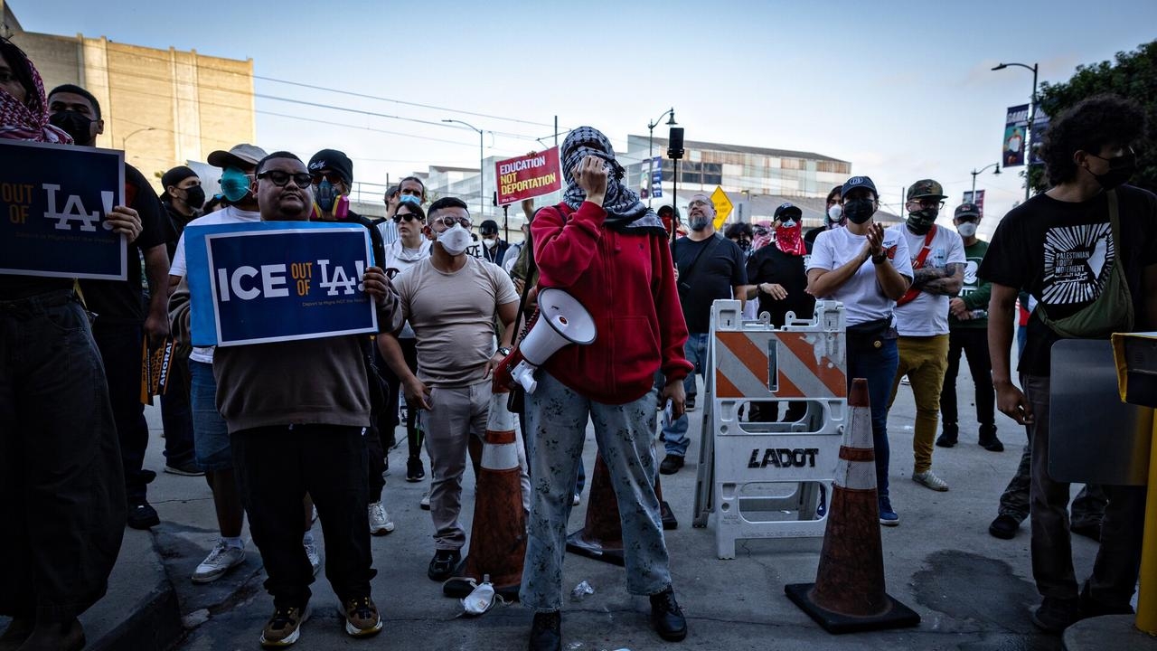 LA protests against Trump administration's migrant crackdown are ‘really concerning'