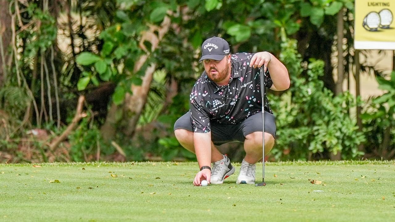 Cult hero Corey Lamb in position to break drought on the PGA Tour of Australasia at PNG Open