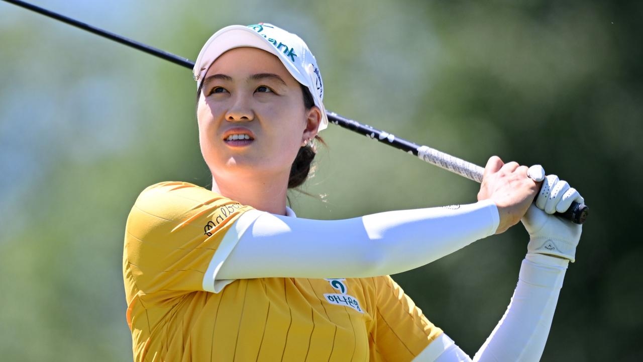 Gabriela Ruffles leads Australian trio, with Minjee Lee and Grace Kim, in hunt for Evian Championship