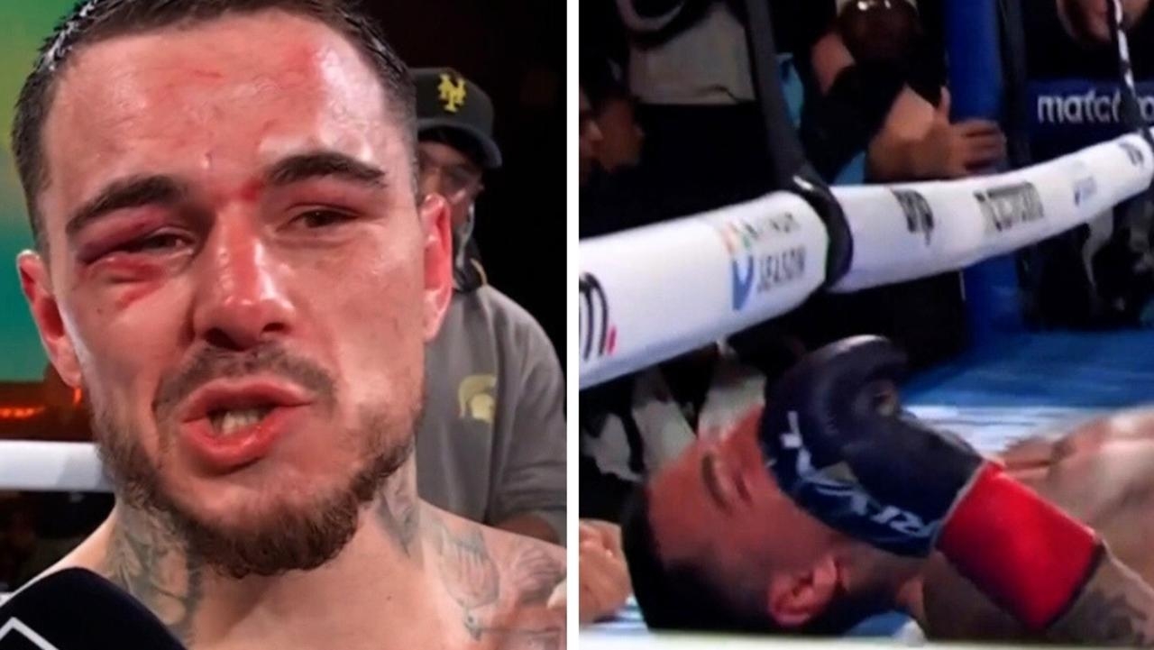 ‘Sick joke': Aussie George Kambosos victim of cruel KO loss to Richardson Hitchins