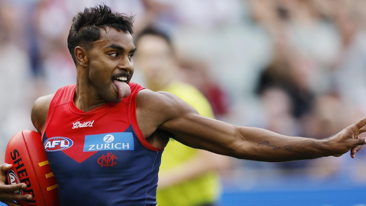 AFL 2025: Melbourne coaches ranked Kysaiah Pickett's match against Fremantle in ‘Gary Ablett territory'