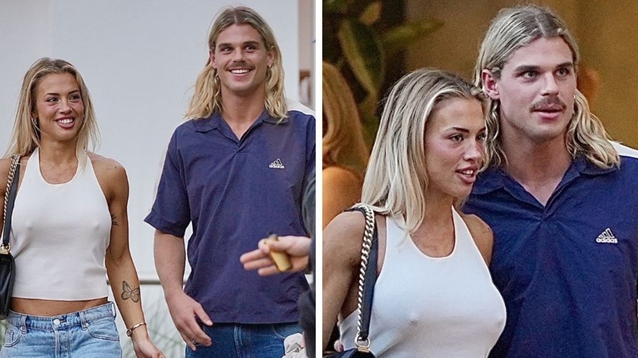 Influencer, 31, spotted with AFL star, 24, eight weeks after divorce