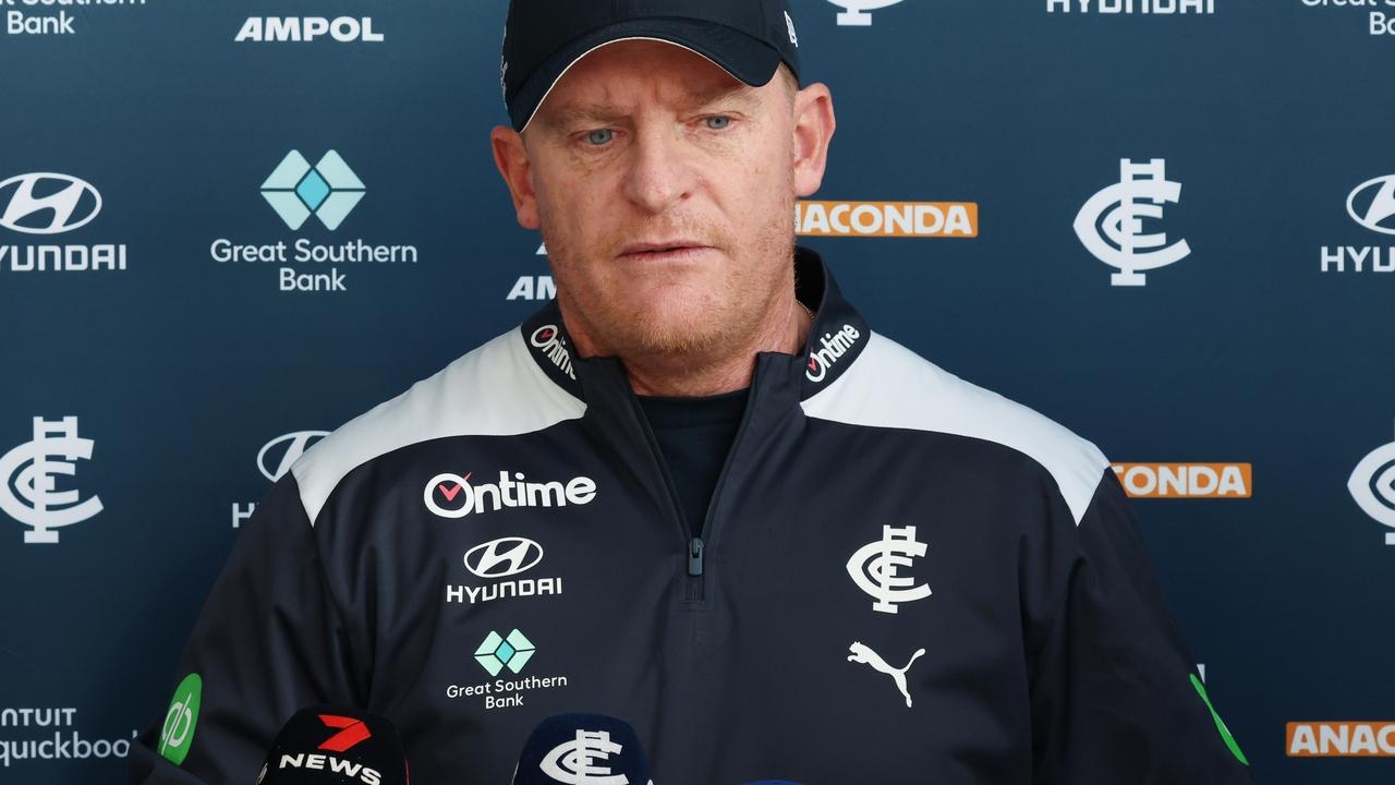 Carlton coach Michael Voss expects a forthright response after revelations of a vile threat levelled against him