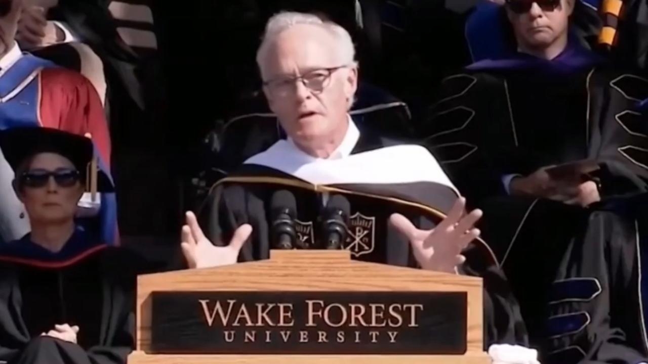 Scott Pelley ‘drones on' about Trump in unhinged rant to college students