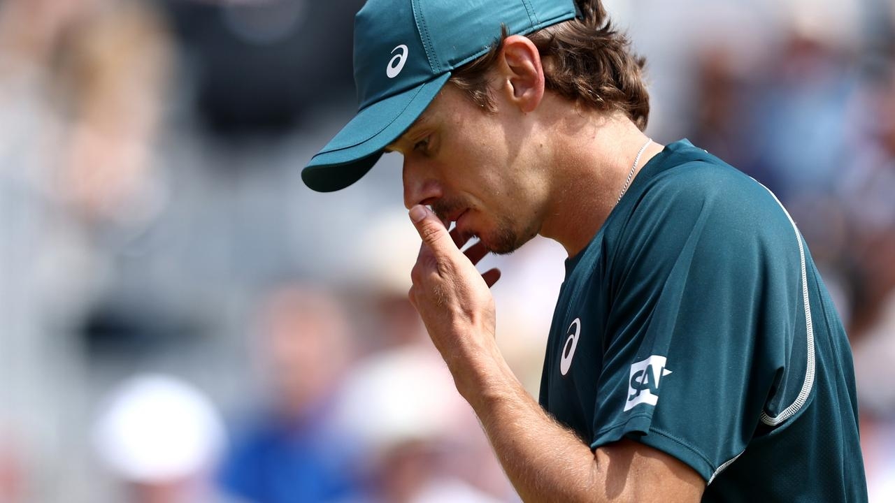 Alex de Minaur out in the first round at Queens, Jordan Thompson retired from his match