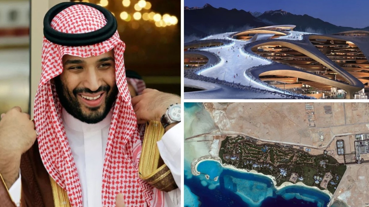 Insane look at world's first ‘vertical ski village' in Saudi Arabia