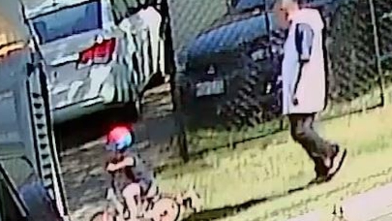 Father and son's final moments have been captured on CCTV before they are killed by an alleged drink driver