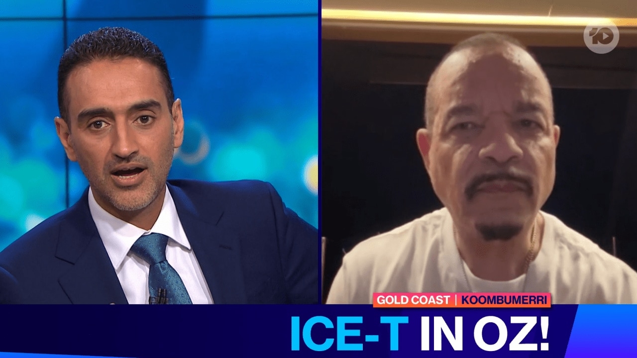 The Project host Waleed Aly left stunned after Ice-T roasts him live on-air: 'Real life square'