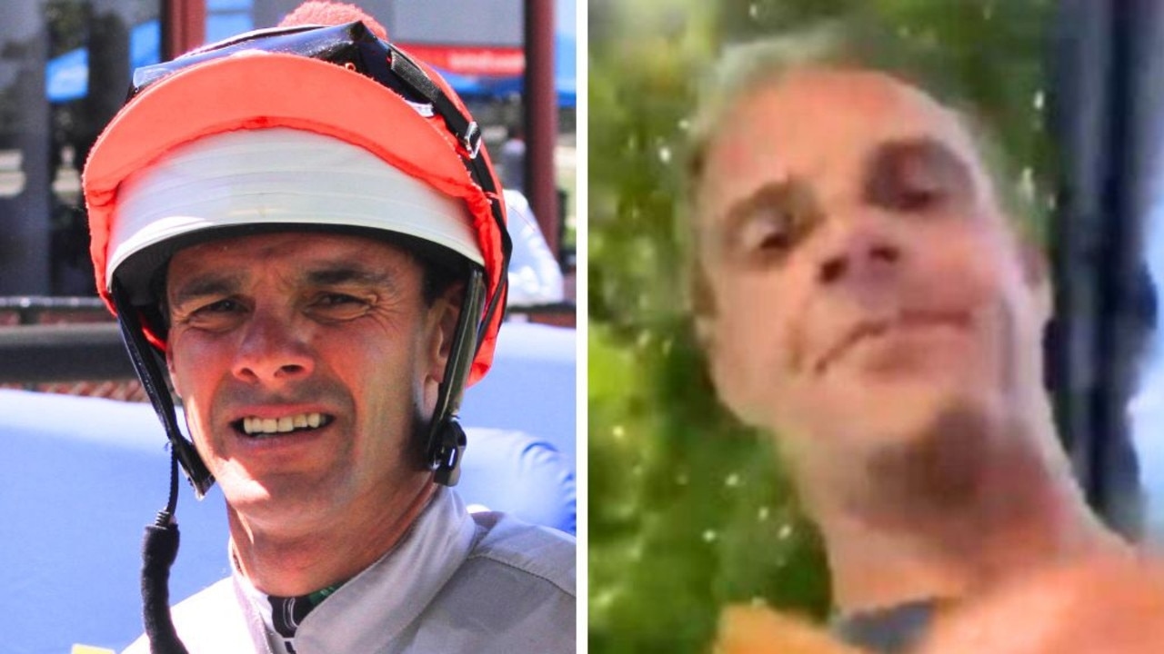 Top jockey stood down as disturbing video of Noel Callow racially abusing Indigenous man emerges
