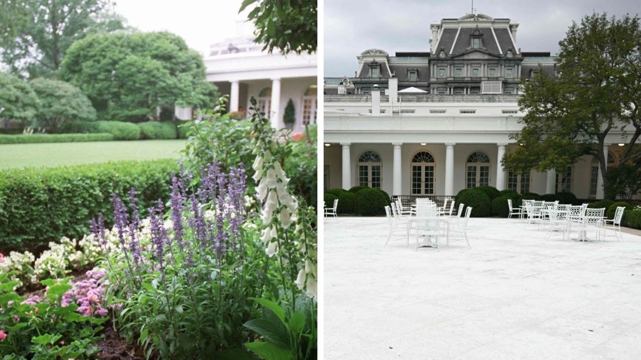 Donald Trump's Mar-a-Lago style renovations to the White House are progressing fast