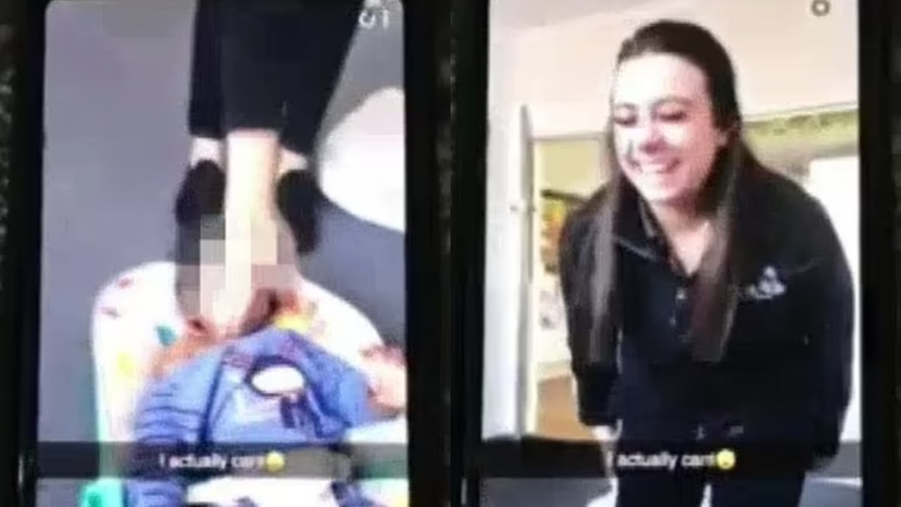 'Every parent's nightmare': Worker at major childcare provider caught on camera repeatedly slapping baby in disturbing video