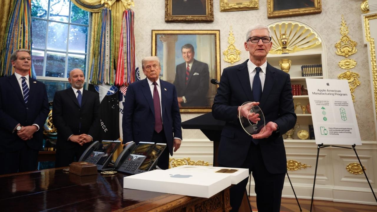 ‘They're coming home': Donald Trump announces Apple's significant US investment plan