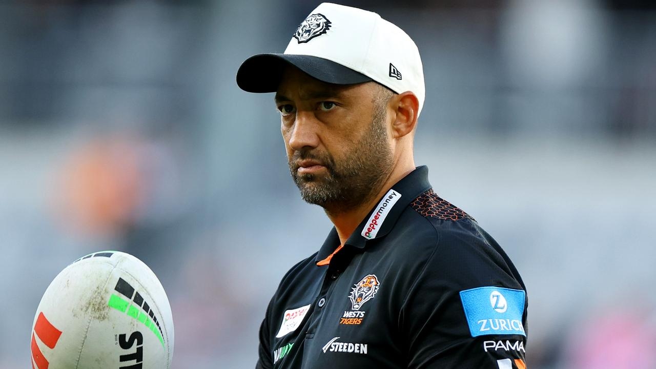 West Tigers coach Benji Marshall denies altercation with Adam Doueihi