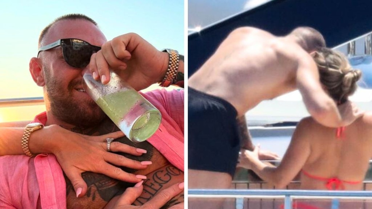 Conor McGregor puts on touchy display with fiancee Dee Devlin after cheating scandal