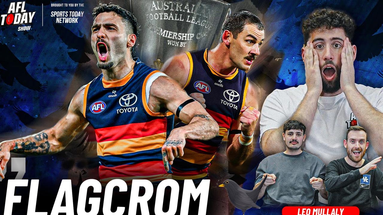 WATCH AFL Round 21 Review: Flag Crows & Grundy Record