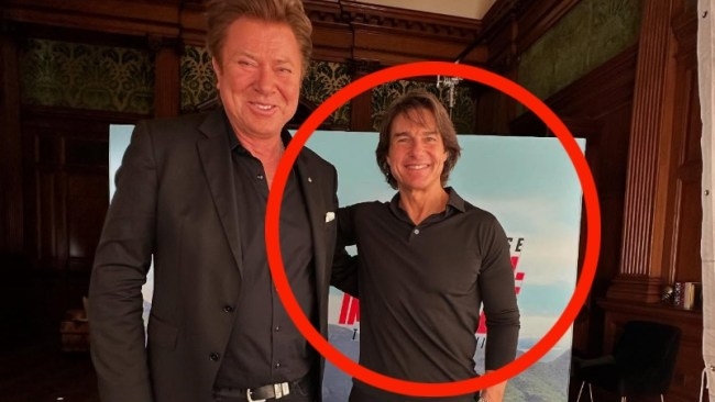 Richard Wilkins shares head-scratching Tom Cruise selfie ahead of Mission Impossible: The Final Reckoning release