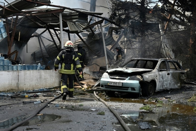 Russian attack kills displaced Ukrainian family, officials say