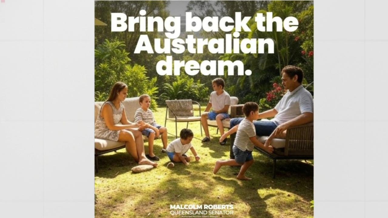 AI ‘mistake': Malcolm Roberts addresses mishap over election campaign image