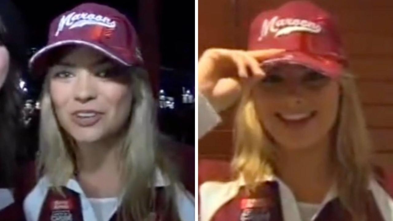 Margot Robbie in resurfaced State of Origin video