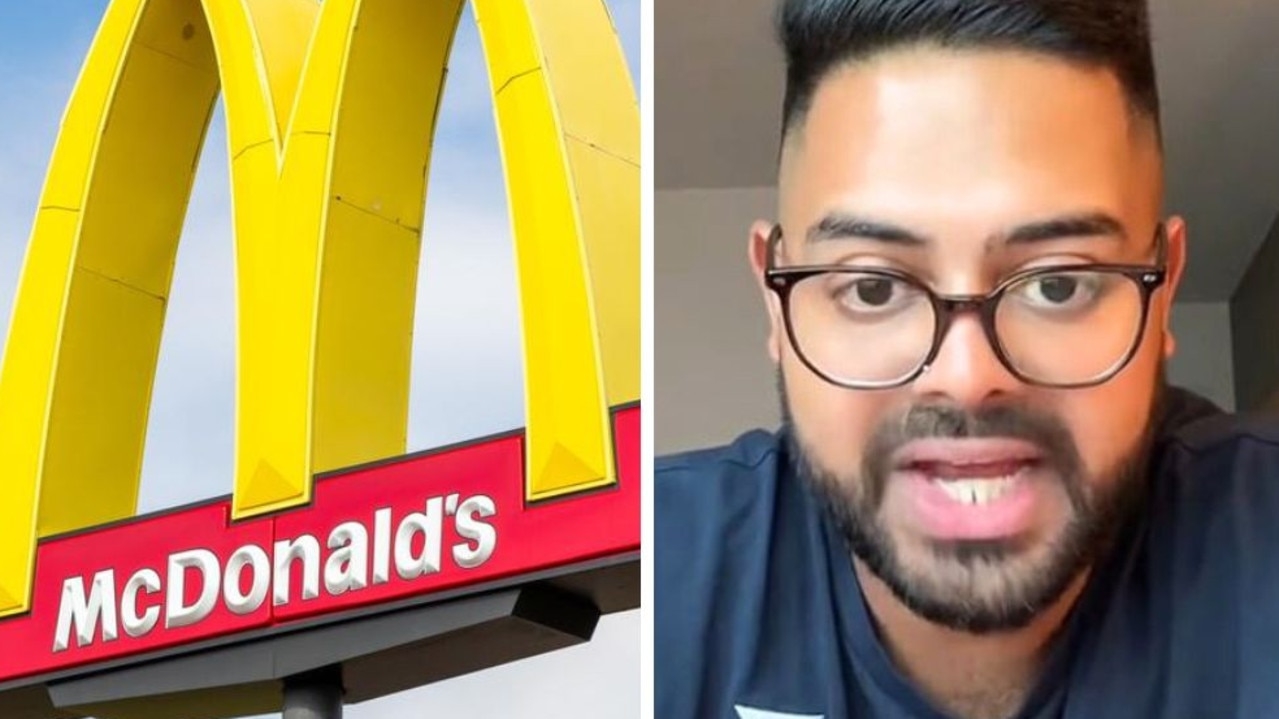 ‘Sickening' 1 word question Macca's worker asked Melbourne man
