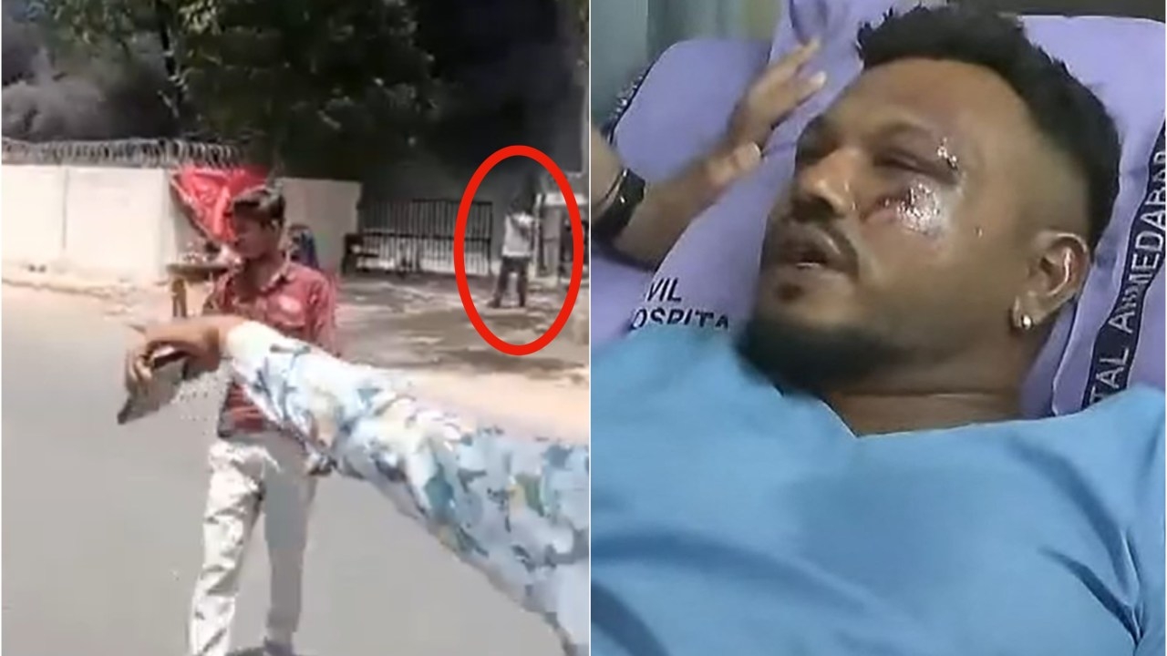 New video shows Air India survivor Vishwash Kumar Ramesh walk away after he 'tried to go back' to wreckage to fins brother
