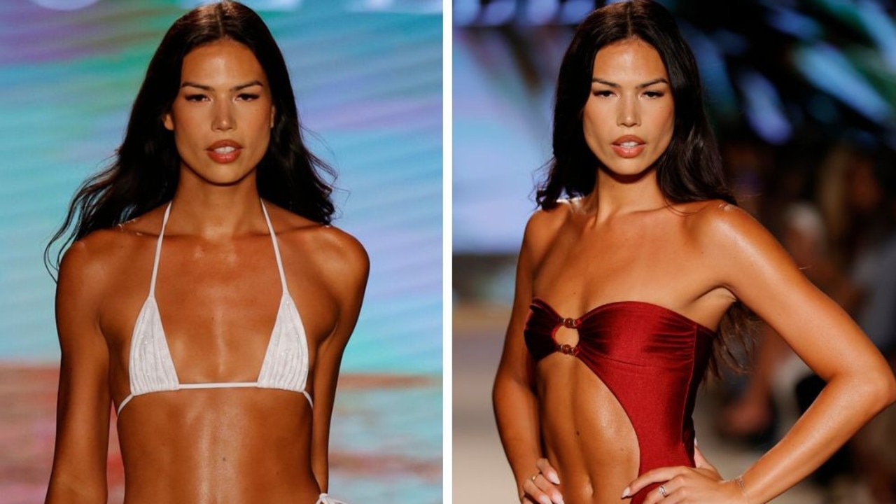 Aussie transgender model stuns in tiny bikini at Miami Swim Week