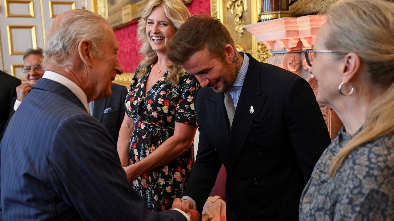 ‘Taken him a while': David Beckham officially receives knighthood from King Charles