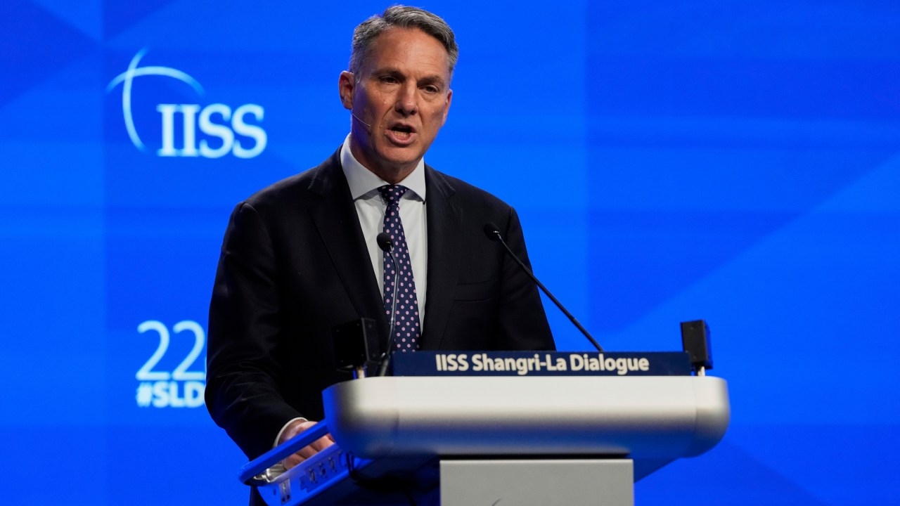 Defence Minister Richard Marles defends AUKUS as Trump review casts shadow over $368 billion trilateral pact
