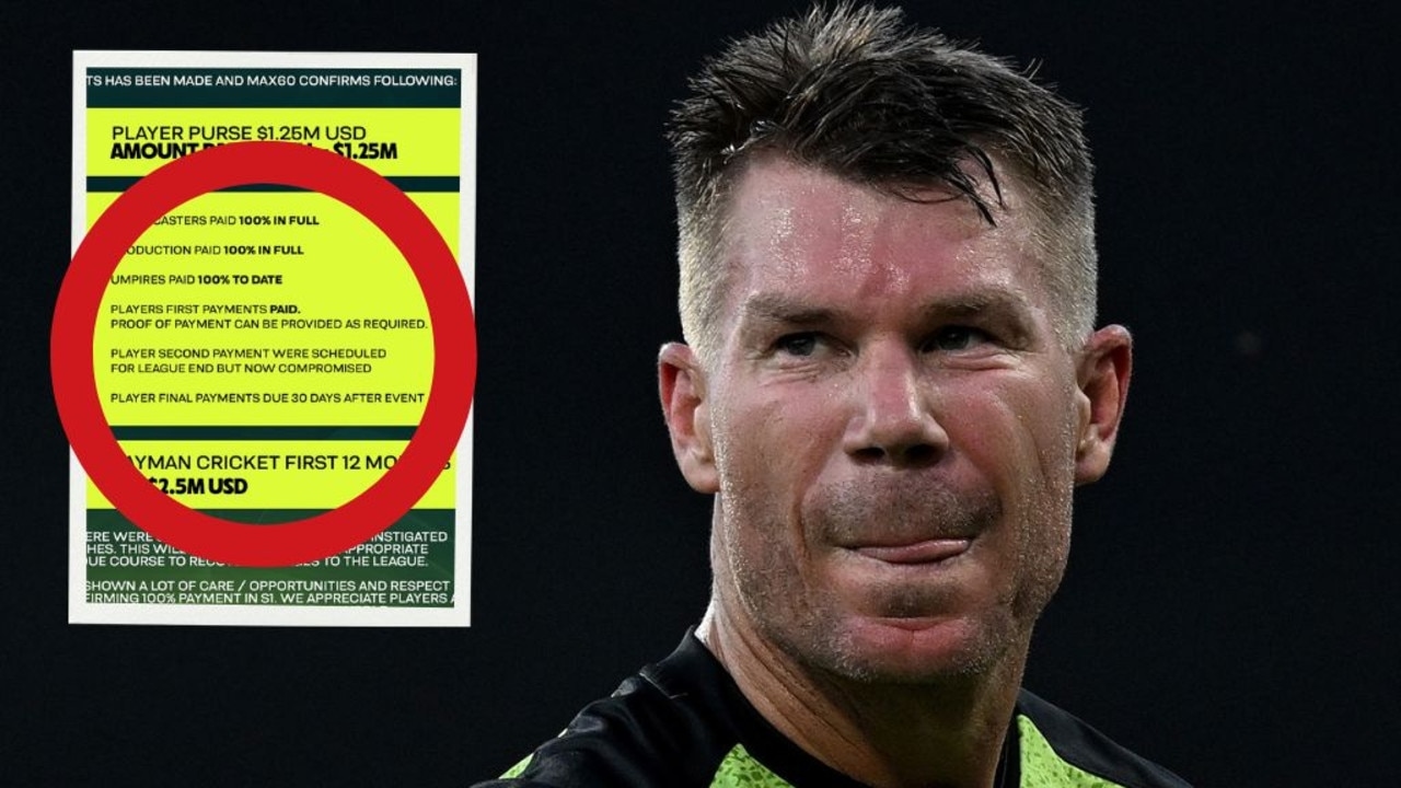David Warner stranded in cricket's ‘Fyre Festival' as league hits back