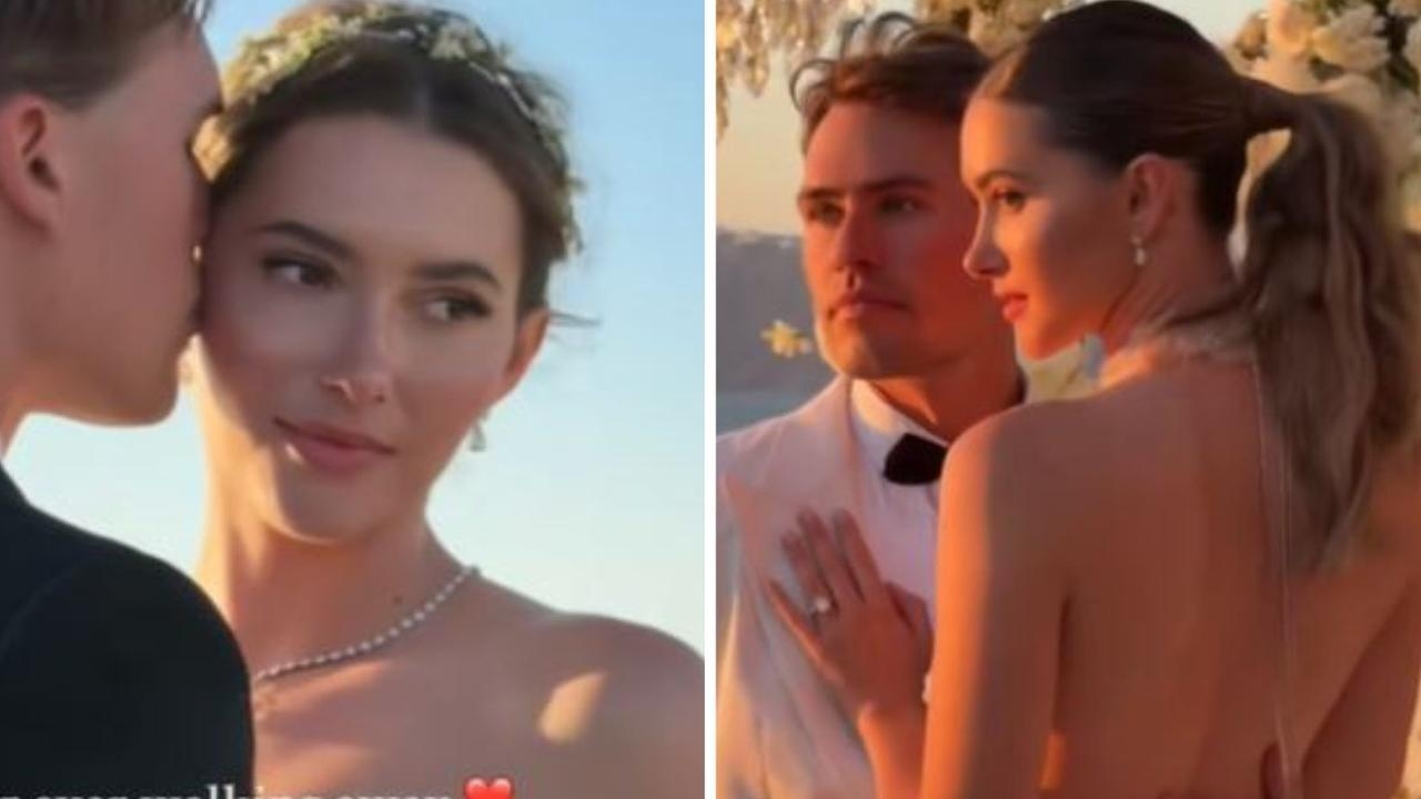 ‘The royal wedding': Madeleine White married DJ Andrew Fedyk