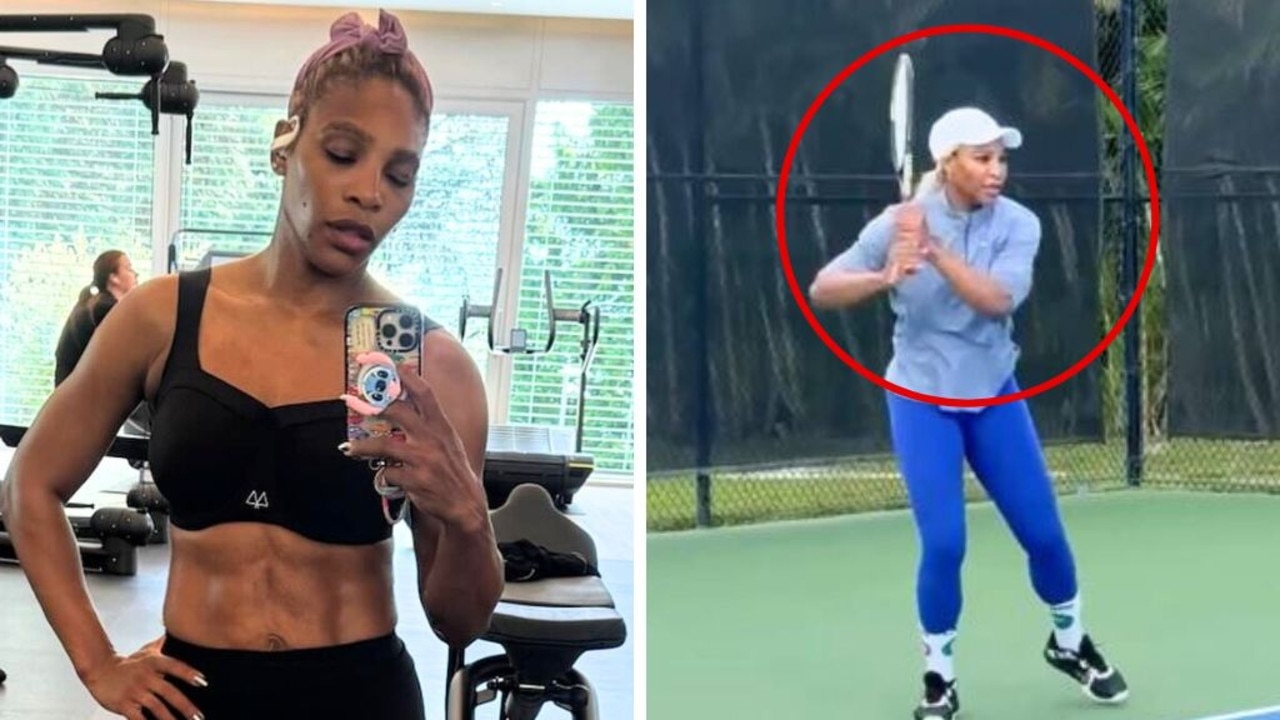 Serena Williams video leaves fans in disbelief as US tennis champion hints at coming out of retirement