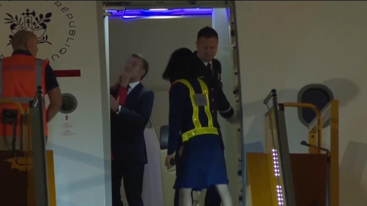 ‘Frightening' clip of Emmanuel Macron getting shoved in the face sending ‘wrong message'
