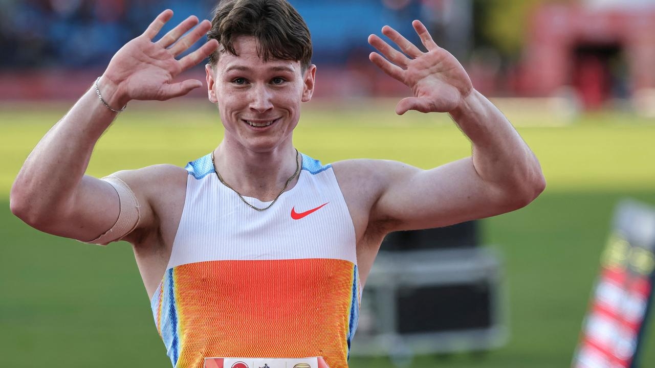 Lachlan Kennedy breaks 10-second barrier in 100m sprint stunner