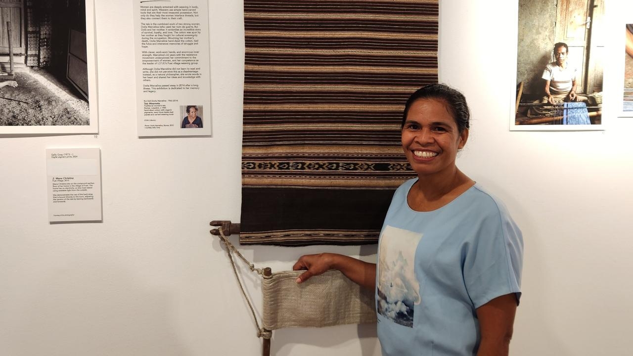 Free Timorese Tais exhibition opens at Tactile Arts