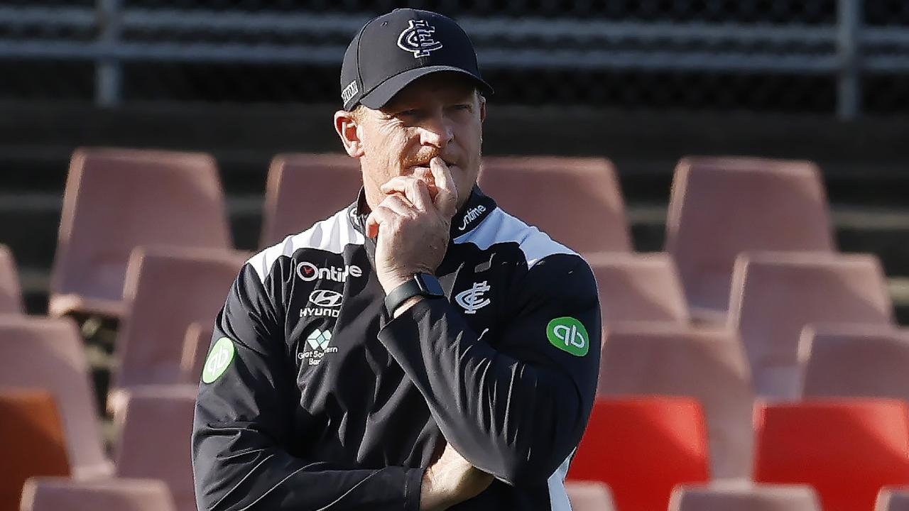 AFL 2025: Carlton coach Michael Voss downplays board discussing and confirming his future