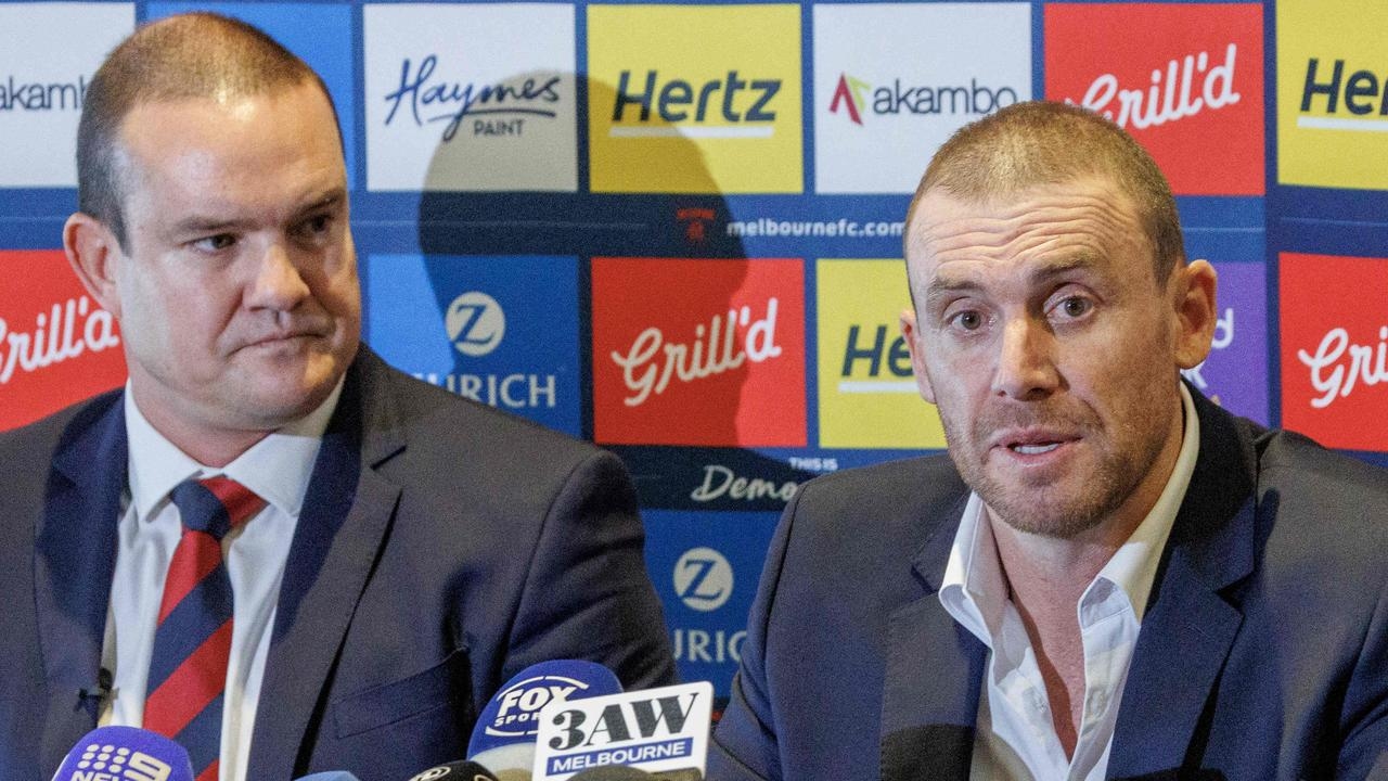 Demons players 'blindsided' as coach Simon Goodwin shown the door