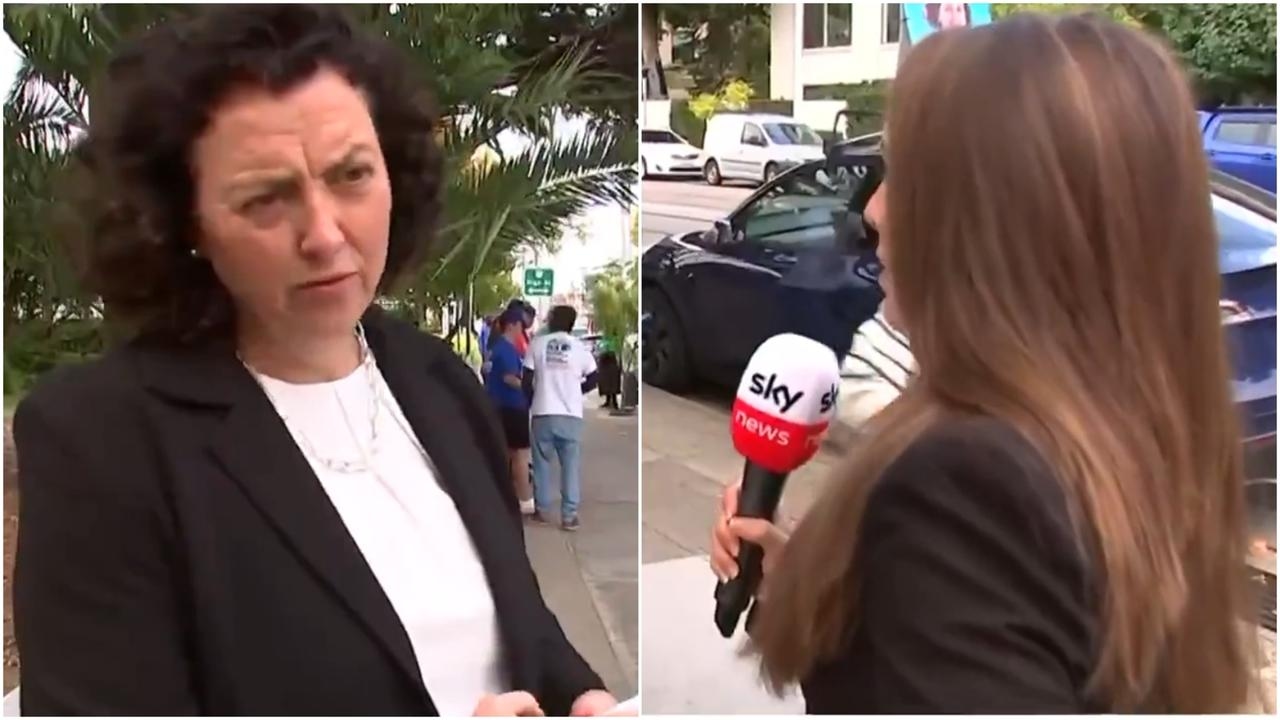 Monique Ryan evades questioning and Sky News interview while campaigning in Melbourne