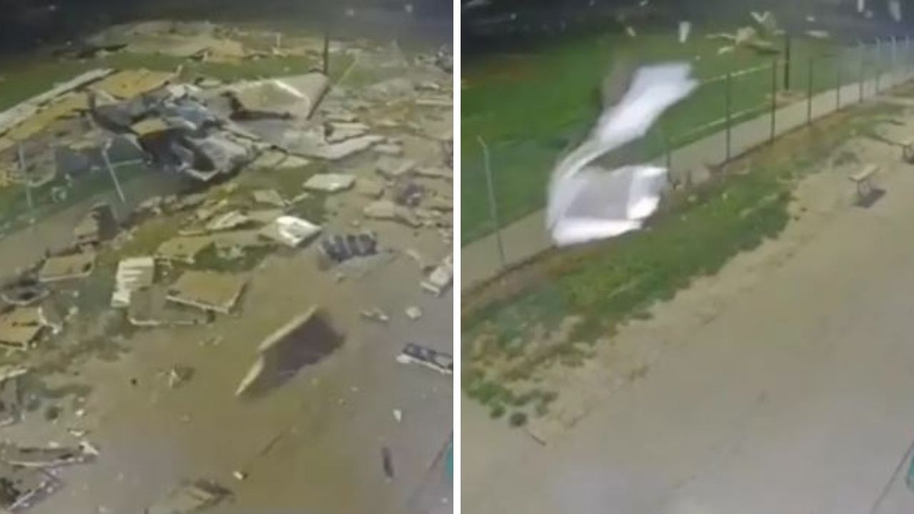 Devastating winds tear roof off penitentiary, displacing hundreds of prisoners