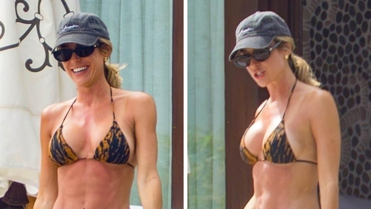 Reality star shows off super-fit physique in tiny string bikini